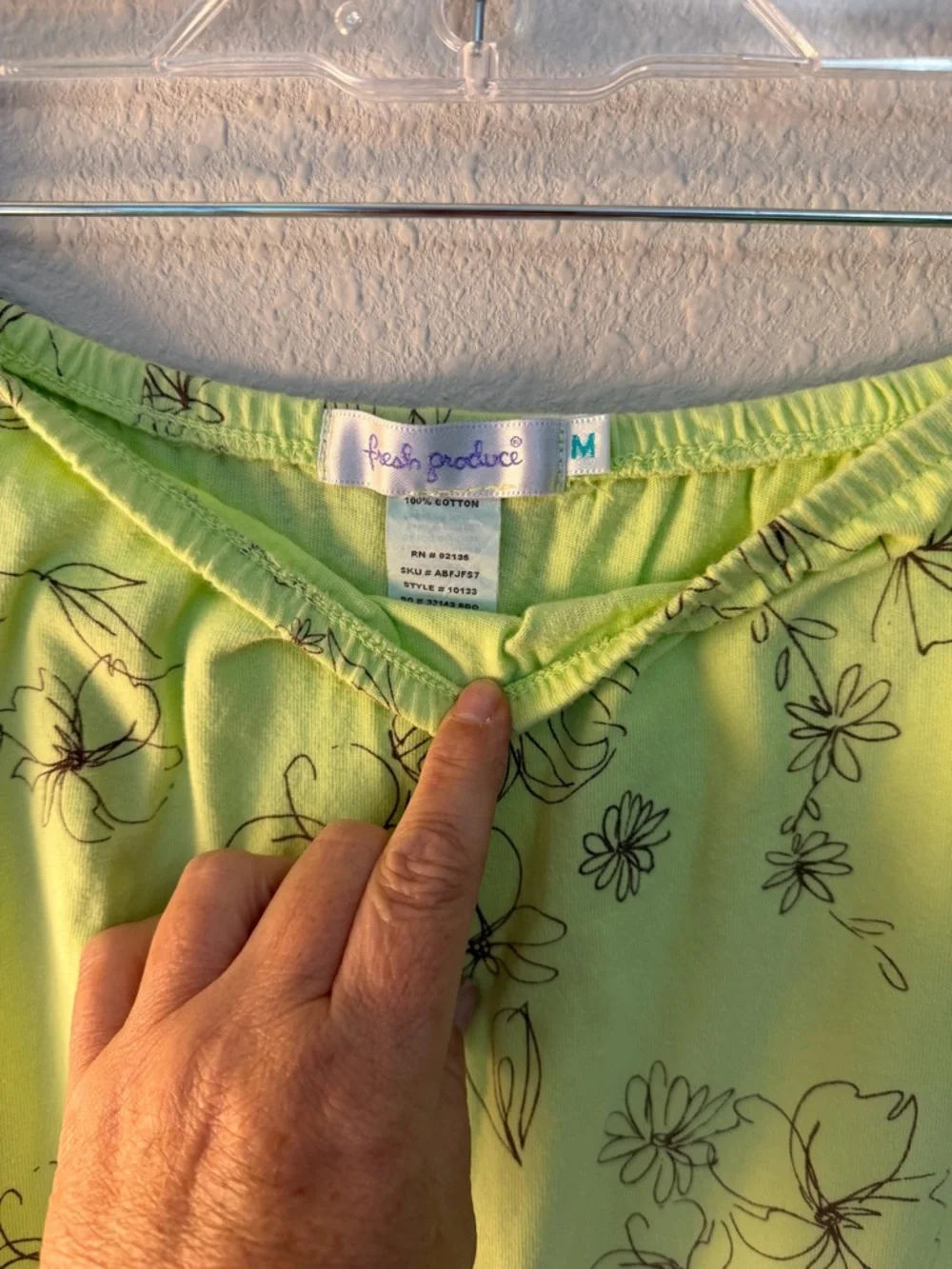 fresh produce Lime Green Floral Skirt Set - Picture 7 of 9